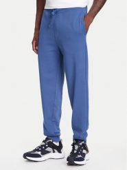 HUGO Spodnie dresowe Dayote232 50489617 Niebieski Regular Fit. Niebieskie spodnie dresowe męskie Hugo, bez wzorów, z bawełny. Za 289.99 zł.