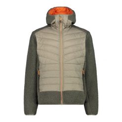 Bluza męska turystyczna CMP 34P1817. Zielone bluzy nierozpinane męskie CMP, m, bez wzorów, sportowe, bez ramiączek, bez kaptura. Za 409.99 zł.