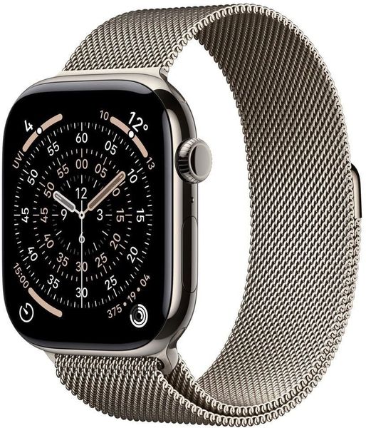 Smartwatch Apple Watch 11 GPS + Cellular 42mm Natural Titanium Milanese Loop Szary (MF8P4ZR/A). Szare zegarki smartwatch Apple. Za 3,513.99 zł.