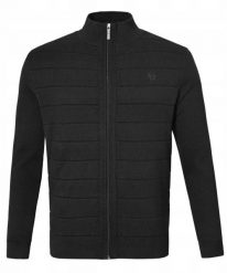Rozpinany Sweter Męski (Kardigan) - Pako Jeans - Czarny. Czarne kardigany męskie Pako Jeans, m, bez wzorów, z bawełny, bez ramiączek. Za 195.00 zł.