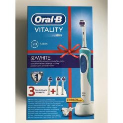 Szczoteczka elektryczna Braun Oral-B Vitality White D12.513W + EB18-2. Białe szczoteczki elektryczne BRAUN. Za 103.50 zł.