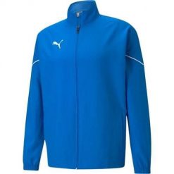 Kurtka uniwersalna męska Puma Teamrise Sideline. Niebieskie kurtki męskie Puma, m, bez wzorów, z syntetyku, klasyczne, bez ramiączek, bez kaptura. Za 273.00 zł.