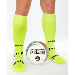 Getry piłkarskie KEEZA premium. Zielone legginsy męskie KEEZA, bez wzorów, do piłki nożnej. Za 22.00 zł.
