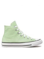 Converse Trampki Chuck Taylor All Star Hi A08582C Zielony. Zielone trampki męskie Converse, bez wzorów, z materiału, retro, bez zapięcia. Za 219.99 zł.