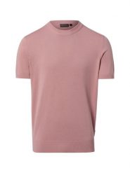 Finshley & Harding Męska koszula z dzianiny Mężczyźni Bawełna (100%) różowy jednolity, S. Czerwone koszule męskie Finshley & Harding, m, bez wzorów, z bawełny, bez kołnierzyka, bez ramiączek. Za 179.95 zł.