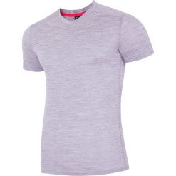 Koszulka treningowa męska TSMF302 - chłodny jasny szary. T-shirty męskie 4f. W wyprzedaży za 59.99 zł.
