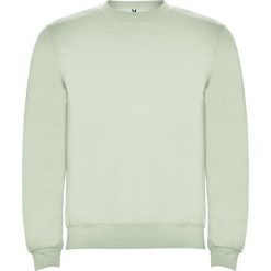 Bluza Unisex Dla Dorosłych Clasica Z Okrągłym Dekoltem. Zielone bluzy nierozpinane męskie ROLY, m, bez wzorów, bez ramiączek, bez kaptura. Za 73.99 zł.