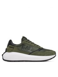 EA7 Emporio Armani Sneakersy 7X000341 AF18616 M7059 Khaki. Brązowe buty sportowe na co dzień męskie EA7 Emporio Armani, m, bez wzorów, z materiału, bez ramiączek, bez kaptura. Za 539.99 zł.
