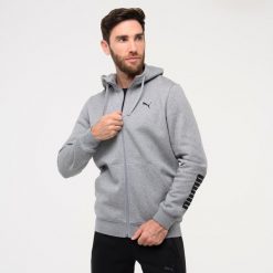 Bluza z kapturem męska Puma Gym & Pilates. Bluzy rozpinane męskie Puma, m, bez wzorów, z bawełny, sportowe, bez ramiączek, z kapturem. W wyprzedaży za 119.99 zł.