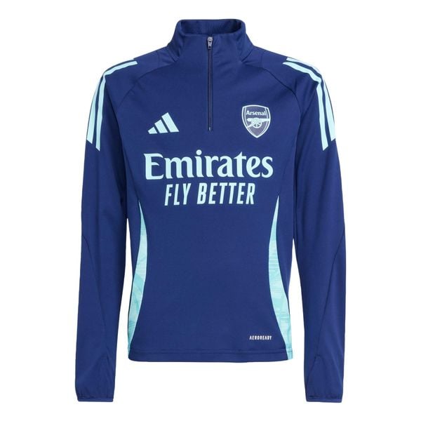 Bluza Arsenal Tiro 24 Training. Niebieskie bluzy bez kaptura męskie ADIDAS, bez wzorów, z materiału, bez kaptura. W wyprzedaży za 244.75 zł.