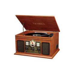 VICTROLA Retro VTA200B brązowy. Brązowe gramofony Victrola. Za 644.91 zł.