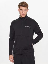 Adidas Polar IB1818 Czarny Slim Fit. Czarne bluzy z polaru męskie ADIDAS, l, bez wzorów, z polaru, sportowe, bez ramiączek, bez kaptura. Za 269.99 zł.