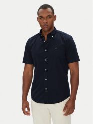 Tommy Hilfiger Koszula MW0MW37584 Granatowy Regular Fit. Niebieskie koszule męskie Tommy Hilfiger, m, bez wzorów, z bawełny, bez kołnierzyka, bez ramiączek. Za 209.99 zł.
