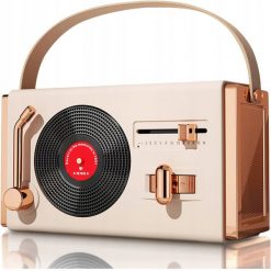GŁOŚNIK BLUETOOTH BEZPRZEWODOWY PRZENOŚNY MOBILNY MAŁY W STYLU RETRO. Głośniki przenośne Doss. Za 105.88 zł.
