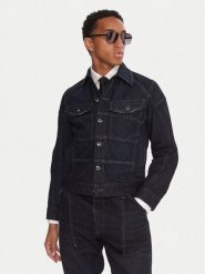 G-Star Raw Kurtka jeansowa Kitoh 3D D27404-E207 Granatowy Regular Fit. Niebieskie kurtki męskie G-Star Raw, m, bez wzorów, z bawełny, retro, bez ramiączek, bez kaptura. Za 969.99 zł.