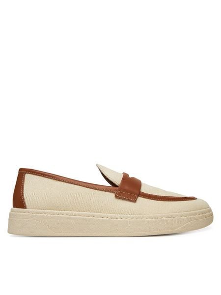 Giuseppe Zanotti Mokasyny RM50025 Écru. Mokasyny męskie Giuseppe Zanotti, z materiału, bez zapięcia. Za 1,779.00 zł.