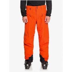 Spodnie snowboardowe męskie Quiksilver Boundry. Brązowe spodnie narciarskie i snowboardowe męskie Quiksilver, bez wzorów, narciarskie. Za 359.99 zł.