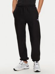Champion Spodnie dresowe 220709 Czarny Relaxed Fit. Czarne spodnie dresowe męskie CHAMPION, bez wzorów, z bawełny. Za 239.99 zł.