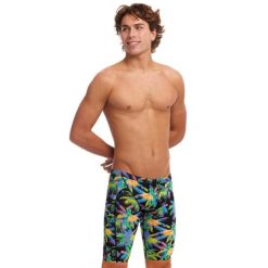 Kąpielówki spodenki męskie jammery treningowe na basen Funky Trunks. Czarne kąpielówki męskie FUNKY TRUNKS, m, bez wzorów. Za 199.00 zł.