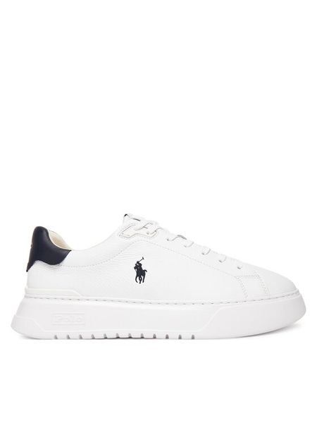 Polo Ralph Lauren Sneakersy 809974097001 Biały. Białe buty sportowe na co dzień męskie Polo Ralph Lauren, m, bez wzorów, ze skóry, bez ramiączek, bez kaptura. Za 599.99 zł.