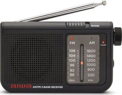Radio Aiwa Radio kieszonkowe AIWA Pocket Radio with AM/FM (RS-55BK). Radia Aiwa. Za 111.59 zł.