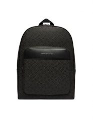 Tommy Hilfiger Plecak Th Flag Monogram Backpack AM0AM14137 Czarny. Czarne plecaki męskie Tommy Hilfiger, bez wzorów, ze skóry. Za 699.99 zł.