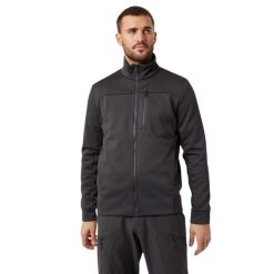 Kurtka polarowa męska Helly Hansen Crew Fleece Jacket. Czarne kurtki męskie Helly Hansen, m, bez wzorów, z polaru, sportowe, bez ramiączek, bez kaptura. Za 466.99 zł.