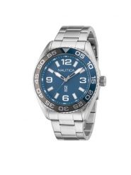 Nautica Zegarek NAPFWS307 Srebrny. Szare zegarki męskie Nautica, srebrne. Za 659.99 zł.