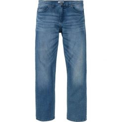 Dżinsy ze stretchem Regular Fit Bootcut bonprix niebieski "used". Jeansy męskie marki bonprix. Za 99.99 zł.