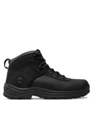 Timberland Trapery Flume Mid Wp TB1181390011 Czarny. Czarne buty zimowe męskie Timberland, bez wzorów, z nubiku, bez obcasa, bez zapięcia. Za 549.99 zł.