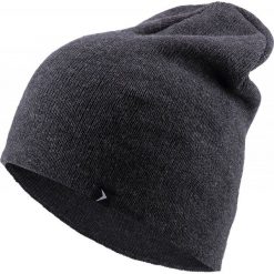 Czapka męska CAM606 - ciemny szary melanż - Outhorn. Szare czapki męskie Outhorn, na jesień, melanż. Za 24.99 zł.