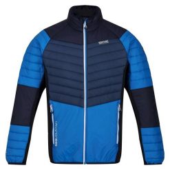 Softshell Męski Halton VI. Niebieskie kurtki softshell męskie Regatta, l, bez wzorów, z softshellu, bez kaptura, trekkingowe. Za 157.99 zł.