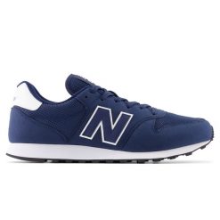 Buty unisex New Balance GM500EN2 – granatowe. Niebieskie buty sportowe na co dzień męskie New Balance, l, bez wzorów, z gumy, klasyczne, bez ramiączek, bez kaptura. Za 289.99 zł.