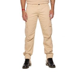 Spodnie dresowe na co dzień na siłownię. Brązowe spodnie na co dzień męskie LEONE 1947 APPAREL, bez wzorów, z bawełny, sportowe. W wyprzedaży za 164.19 zł.