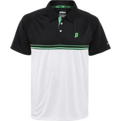 PRINCE Koszulka Męska Stripe Polo Czarno - Białe r. XL (3M102149). Białe koszulki polo męskie PRINCE, polo. Za 119.57 zł.