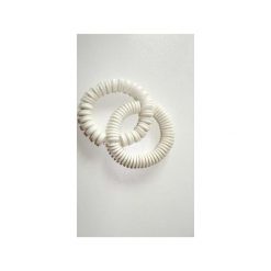 ZESTAW BRANSOLETEK CANDY&CABLE RUBBER BUTTONS |BIAŁE| F/15. Biżuteria dla mężczyzn marki W.KRUK. Za 100.00 zł.