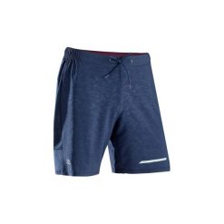 Spodenki RUN DRY+. Niebieskie szorty męskie KALENJI. W wyprzedaży za 29.99 zł.