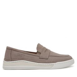 Półbuty Josef Seibel. Szare codzienne półbuty męskie Josef Seibel, bez wzorów, bez obcasa, bez zapięcia. Za 379.99 zł.