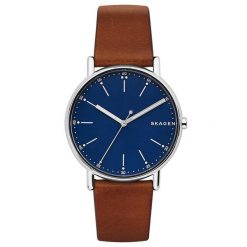 Zegarek Skagen. Brązowe zegarki męskie Skagen. Za 669.99 zł.