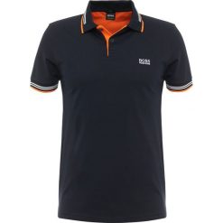 BOSS ATHLEISURE PAUL SLIM FIT Koszulka polo black. Czarne koszulki polo męskie BOSS ATHLEISURE, z bawełny, polo. Za 379.00 zł.