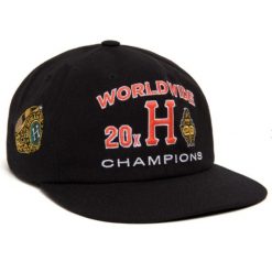 Czapka z daszkiem męska HUF 20th Anniversary. Czarne czapki męskie HUF, bez wzorów, z bawełny, sportowe. W wyprzedaży za 145.00 zł.