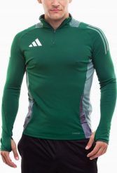 Bluza męska adidas Tiro 24 Competition Training Top zielona IS1643 L. Zielone bluzy nierozpinane męskie ADIDAS, l, bez wzorów, bez ramiączek, bez kaptura. Za 186.20 zł.