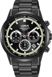 Zegarek Lorus Zegarek męski Lorus RT399JX9 czarny. Czarne zegarki męskie Lorus. Za 599.00 zł.