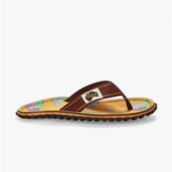 Japonki GUMBIES ISLANDER FLIP-FLOPS UNISEX. Brązowe klapki i japonki męskie Gumbies, bez wzorów. Za 89.99 zł.