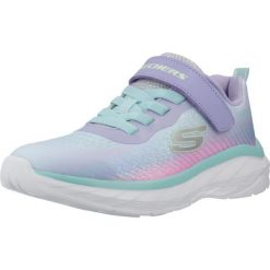 Buty SKECHERS BOUNDLESS COLOR BLITZ Niebieski. Niebieskie buty trekkingowe męskie Skechers, bez wzorów, z syntetyku, bez zapięcia, trekkingowe, skechers sport. Za 195.99 zł.