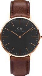 Zegarek Daniel Wellington Zegarek męski Daniel Wellington DW00100125 brązowy. Brązowe zegarki męskie Daniel Wellington. Za 559.00 zł.