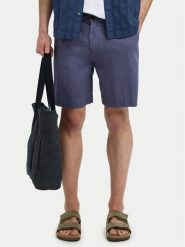 Selected Homme Szorty materiałowe 16097541 Fioletowy Loose Fit. Fioletowe szorty męskie Selected Homme, bez wzorów, ze lnu. Za 199.99 zł.
