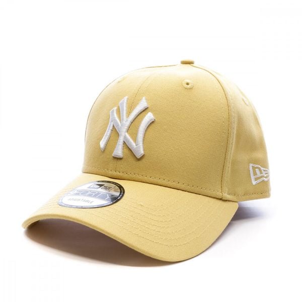 Czapka New Era New York Yankees Essential 9Forty Cap, Dla obu płci. Żółte czapki męskie New Era, bez wzorów, z bawełny, sportowe. Za 94.90 zł.