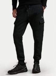 Polo Ralph Lauren Spodnie materiałowe 710980340003 Czarny Regular Fit. Czarne spodnie na co dzień męskie Polo Ralph Lauren, bez wzorów, z bawełny. Za 769.99 zł.