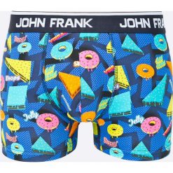 John Frank - Bokserki Digital World. Niebieskie bokserki męskie John Frank, z bawełny. W wyprzedaży za 39.90 zł.
